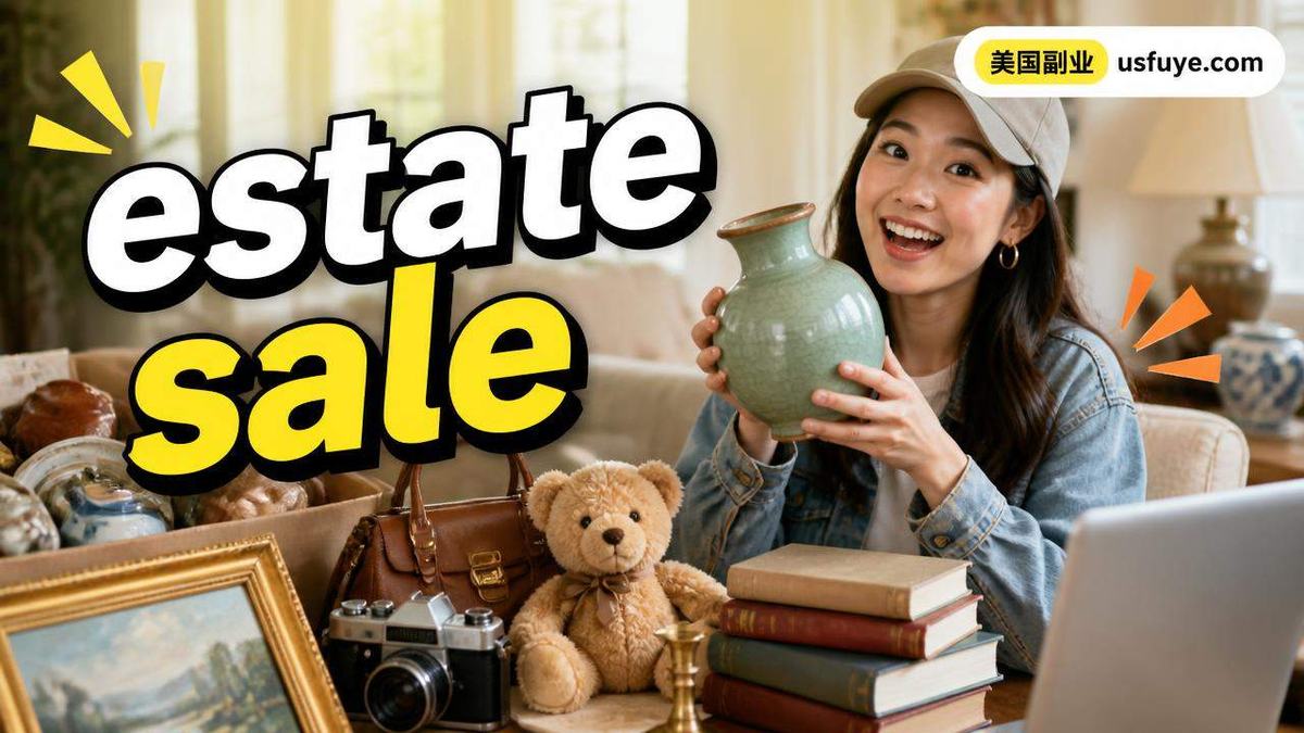美国estate sale 捡货赚钱方法:成,周末时间版
