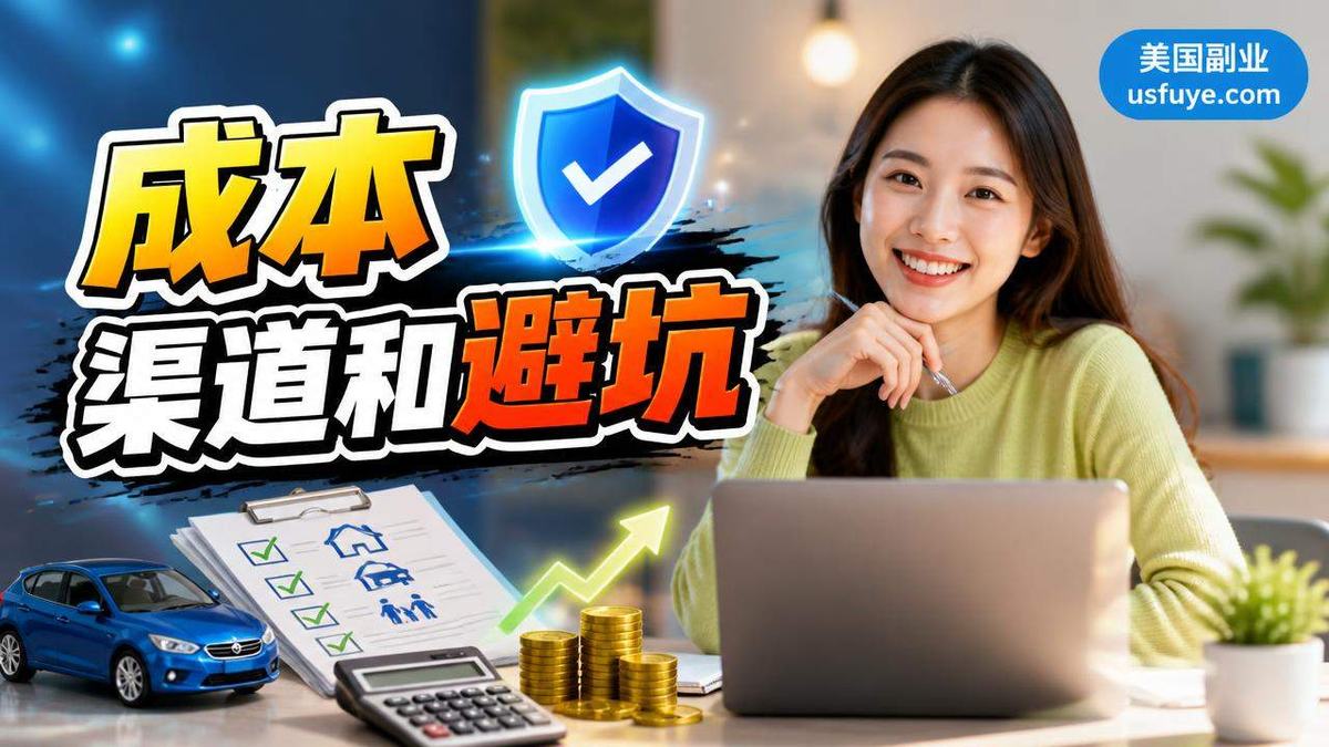 美国保险比价协助赚钱方法:成本、渠道和避坑清,周末时间版