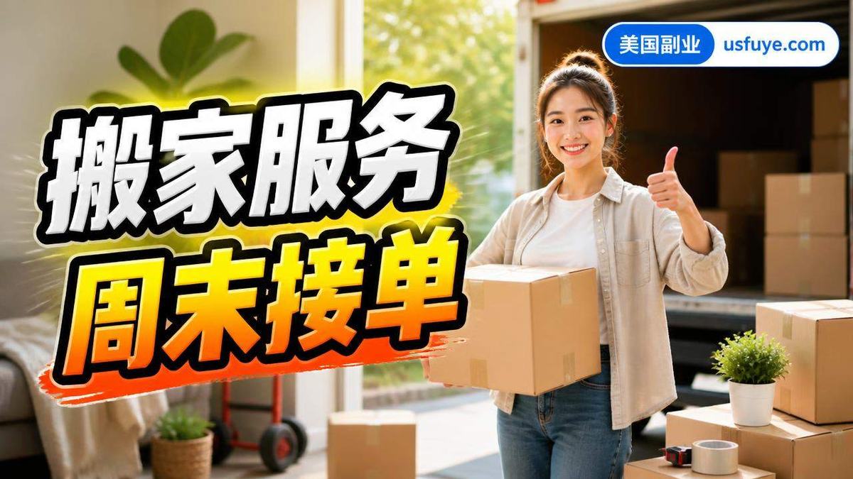 美国搬家规划服务赚钱方法：成本、渠道和避坑清，周末时间版