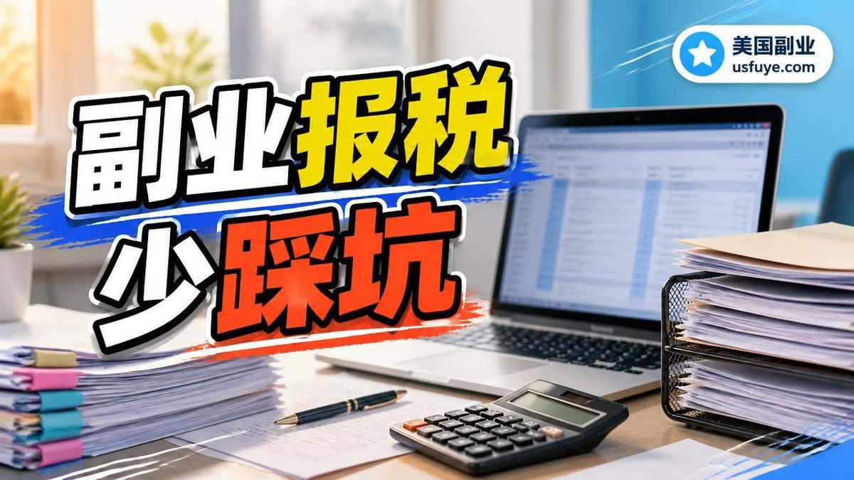 美国报税资料整理赚钱方法:成本、渠道和避坑清,周末时间版