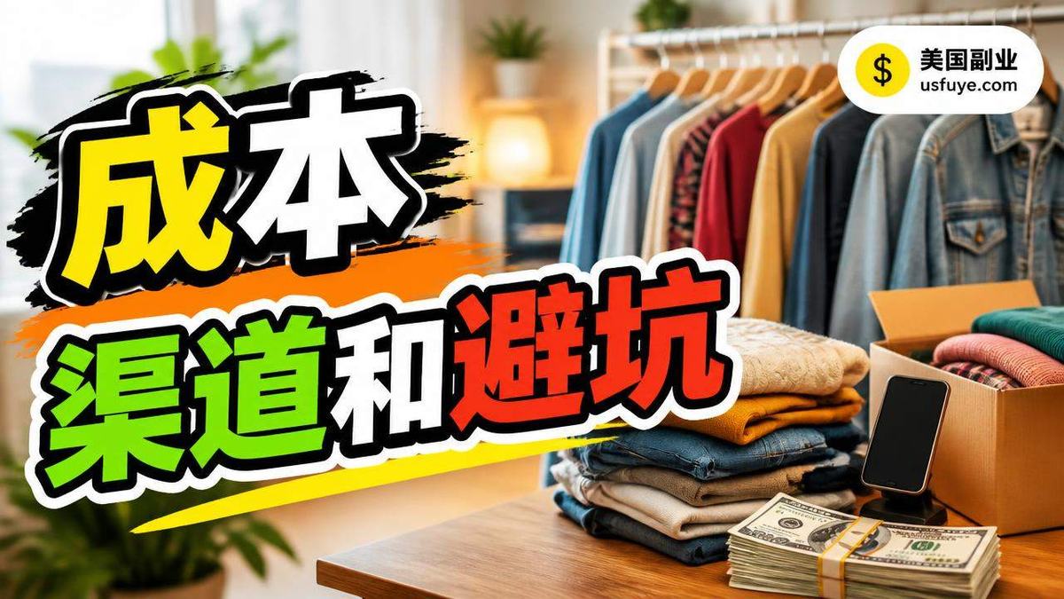 美国二手衣服转卖赚钱方法:成本、渠道和避坑清,周末时间版
