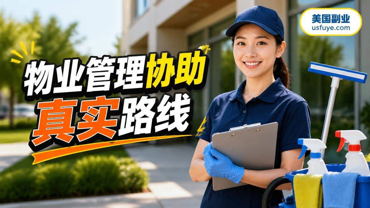 美国物业管理协助小生意:新手怎么找第一单,周末时间版