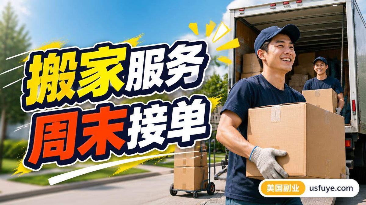 美国小型搬家公司小生意:新手怎么找第一单,周末时间版