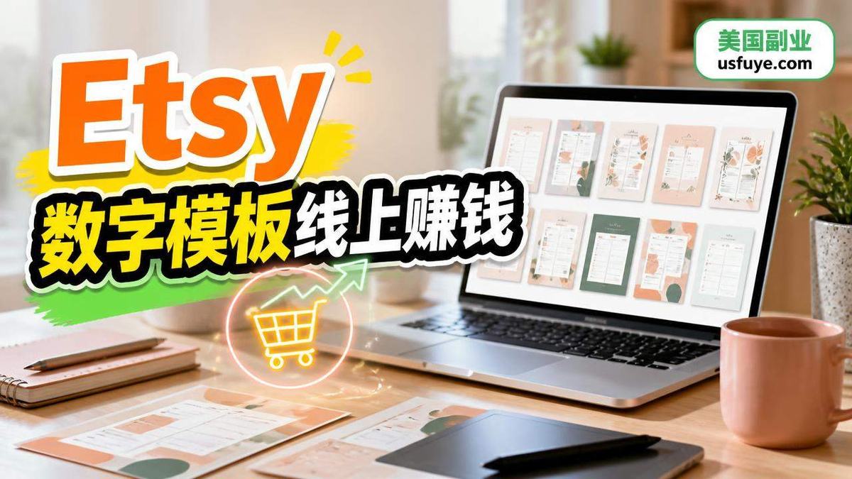 美国Etsy数字模板线上赚钱指南:接单、定价和风险