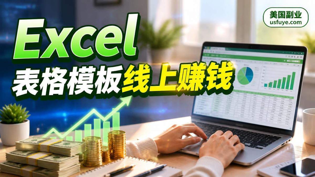 美国Excel 表格模板线上赚钱指南:接单、定价和风险,周末时间版