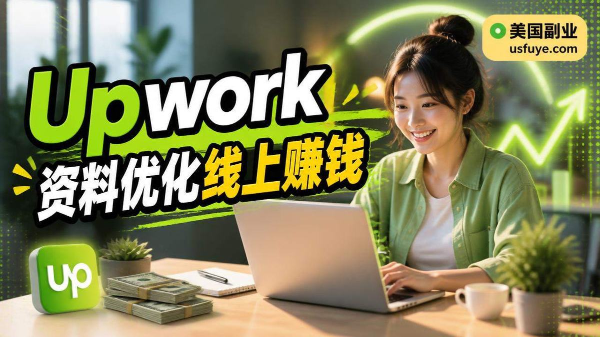 美国Upwork 资料优化线上赚钱指南：接单、定价和风险，周末时间版
