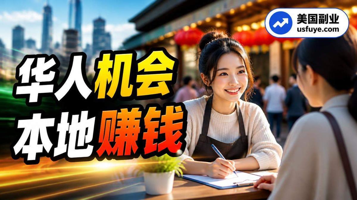 美国华人唐人街周边服务赚钱机会:适合人群和起,周末时间版
