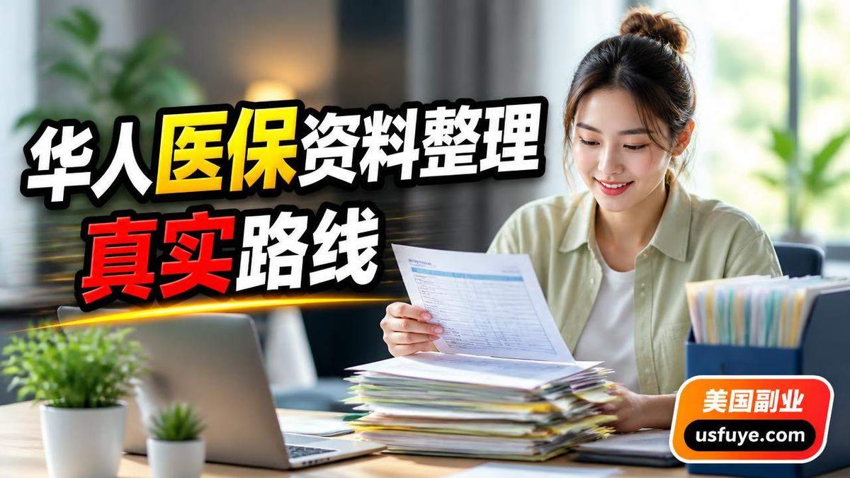 美国华人医保资料整理赚钱机会:适合人群和起步,周末时间版