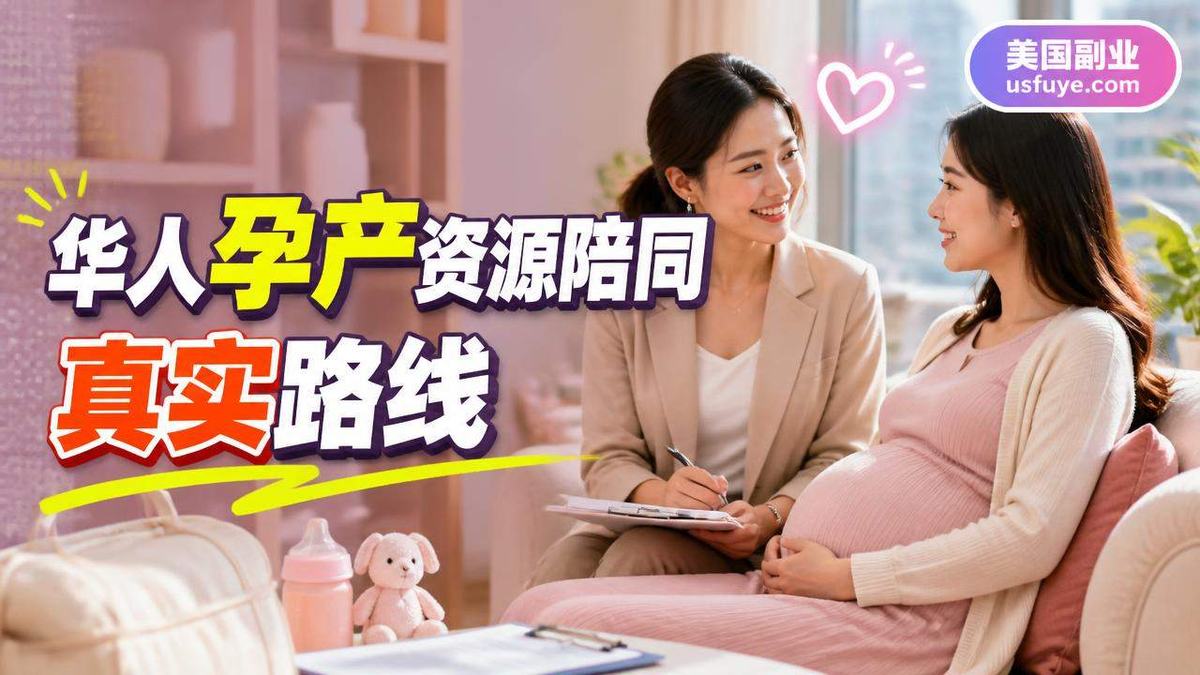 美国华人孕产资源陪同赚钱机会：适合人群和起步，周末时间版