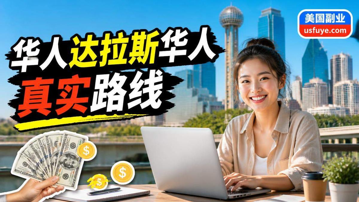 美国华人达拉斯华人副业赚钱机会:适合人群和起,周末时间版