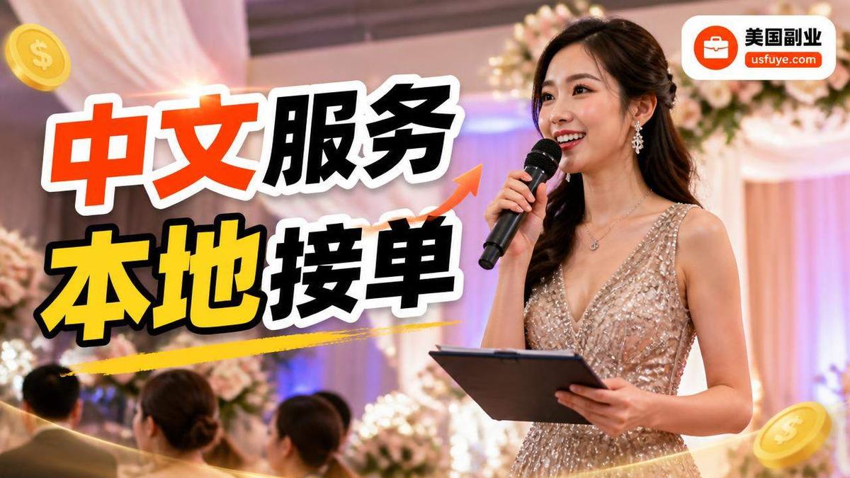 美国华人中文婚礼主持赚钱机会:适合人群和起步,周末时间版