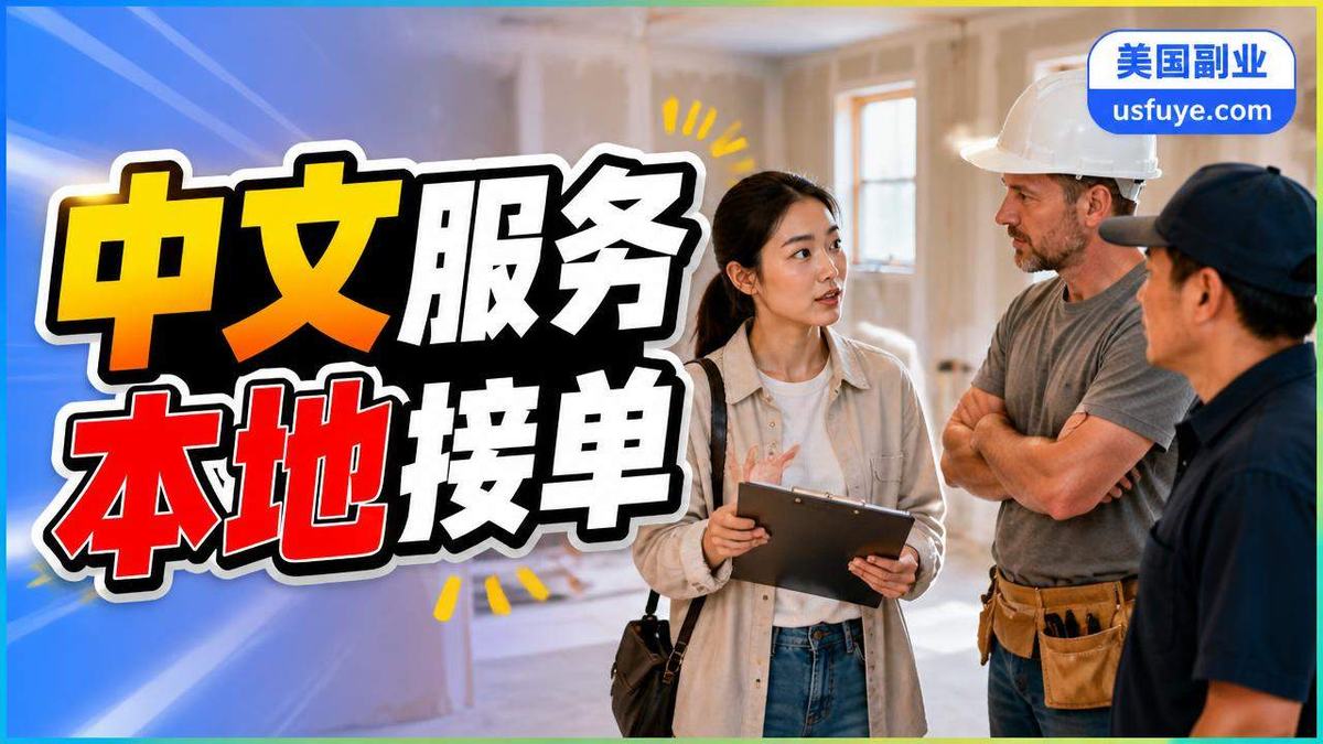 美国华人装修现场翻译赚钱机会：适合人群和起步，周末时间版