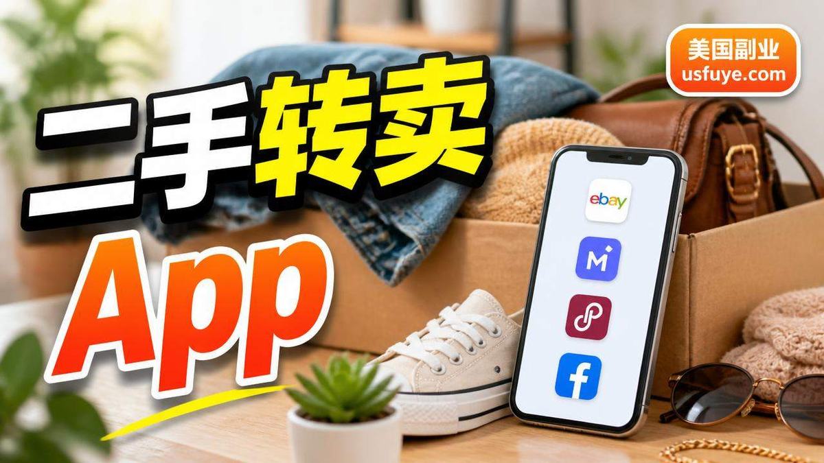美国赚钱:美国二手转卖 App 新手指南:eBay、M,周末时间版