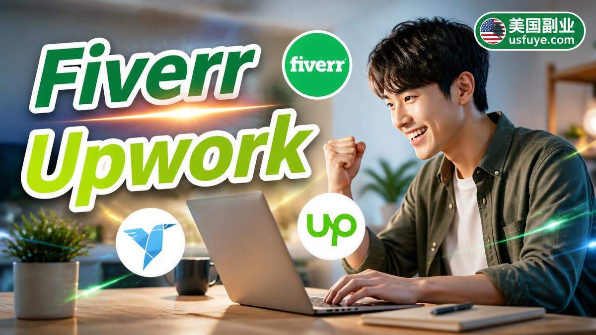 线上赚钱:Fiverr、Upwork、Freelanc,周末时间版