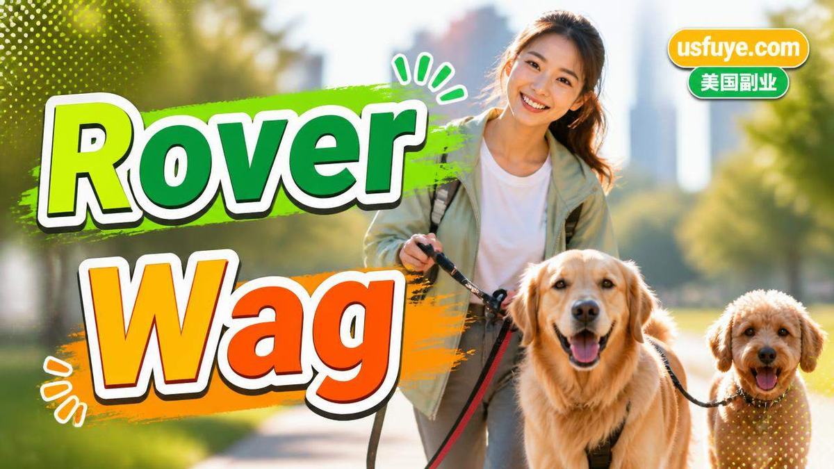 美国宠物照看和遛狗兼职平台:Rover、Wa,周末时间版