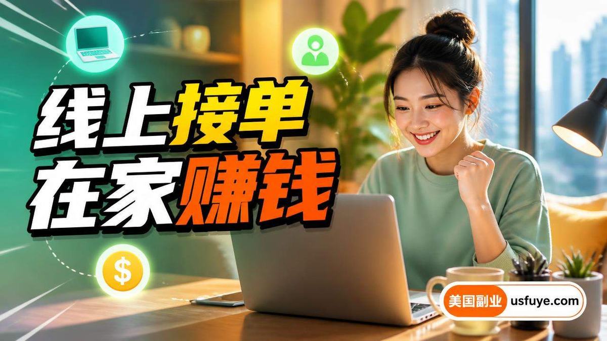 在美国怎么靠线上技能接单赚钱,周末时间版