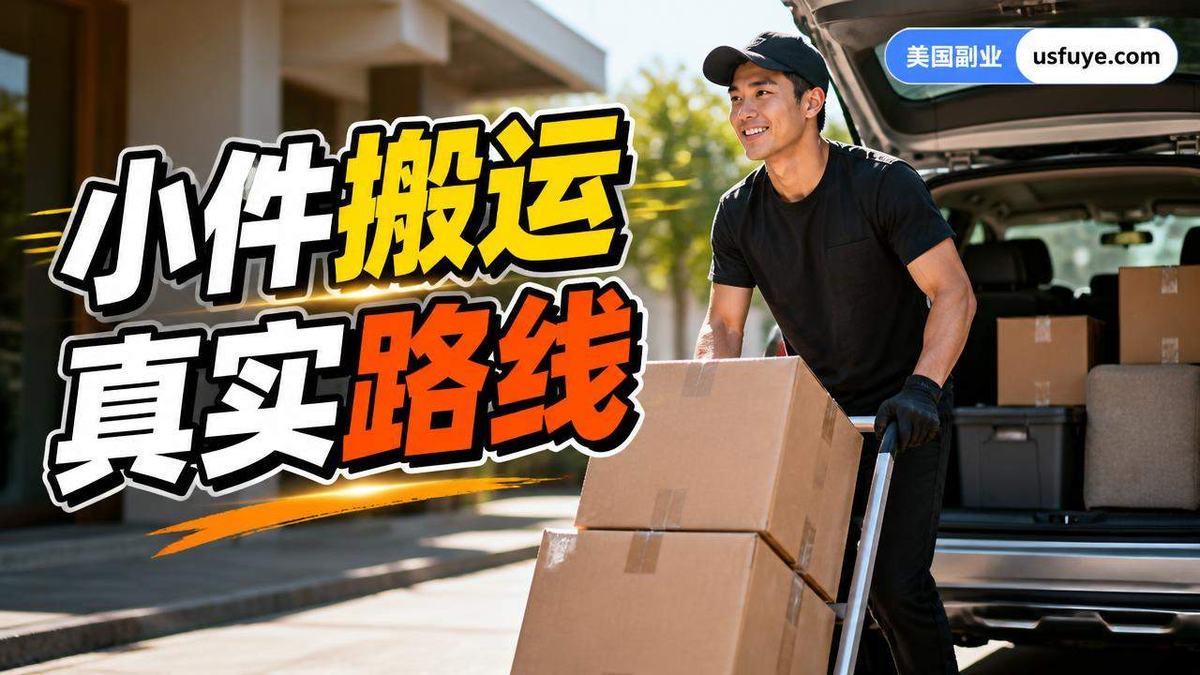 美国小件搬运副业:从小单测试到稳定接单,避坑清单版