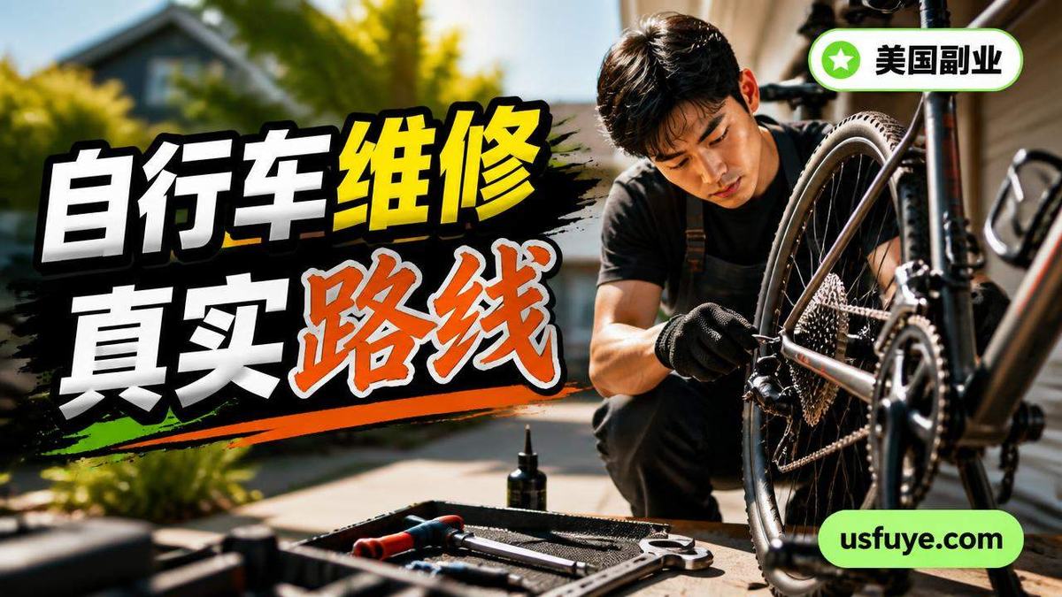 美国自行车维修副业怎么做:从小测试开始
