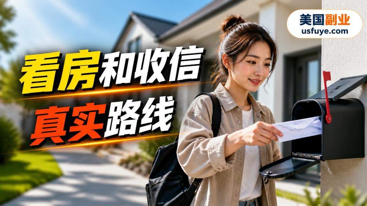 美国看房和收信副业怎么做:从小测试开始