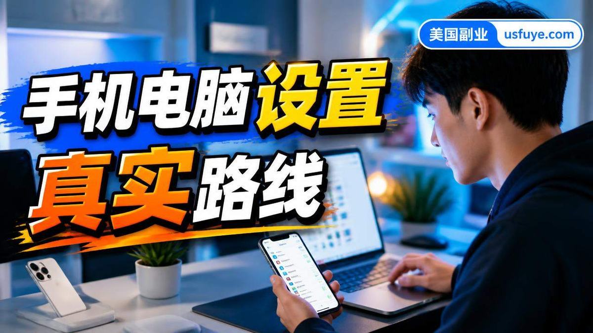 美国手机电脑设置副业:从小单测试到稳定接单,避坑清单版