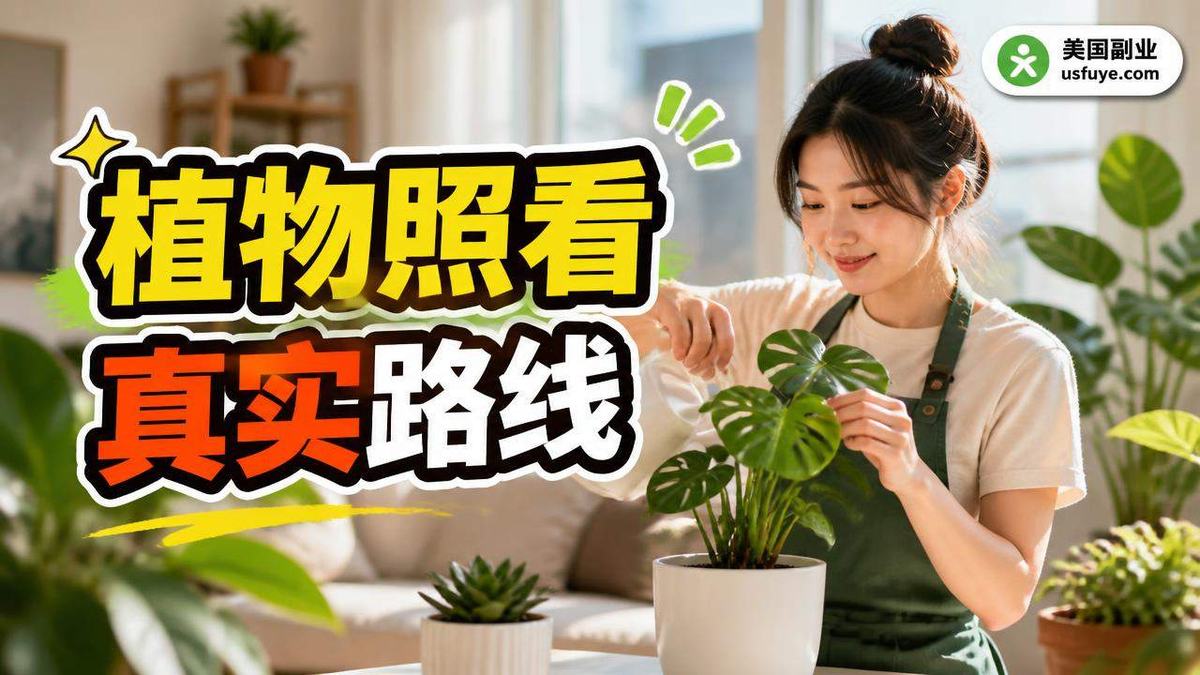 美国植物照看副业怎么做:从小测试开始
