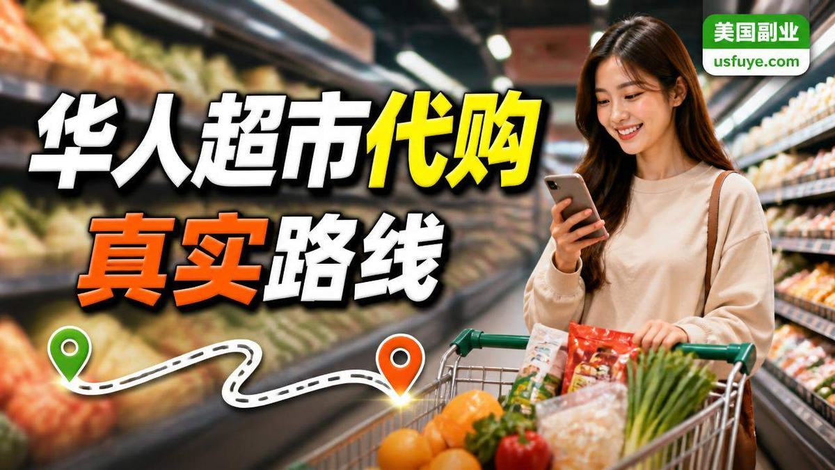 美国华人超市代购副业怎么做