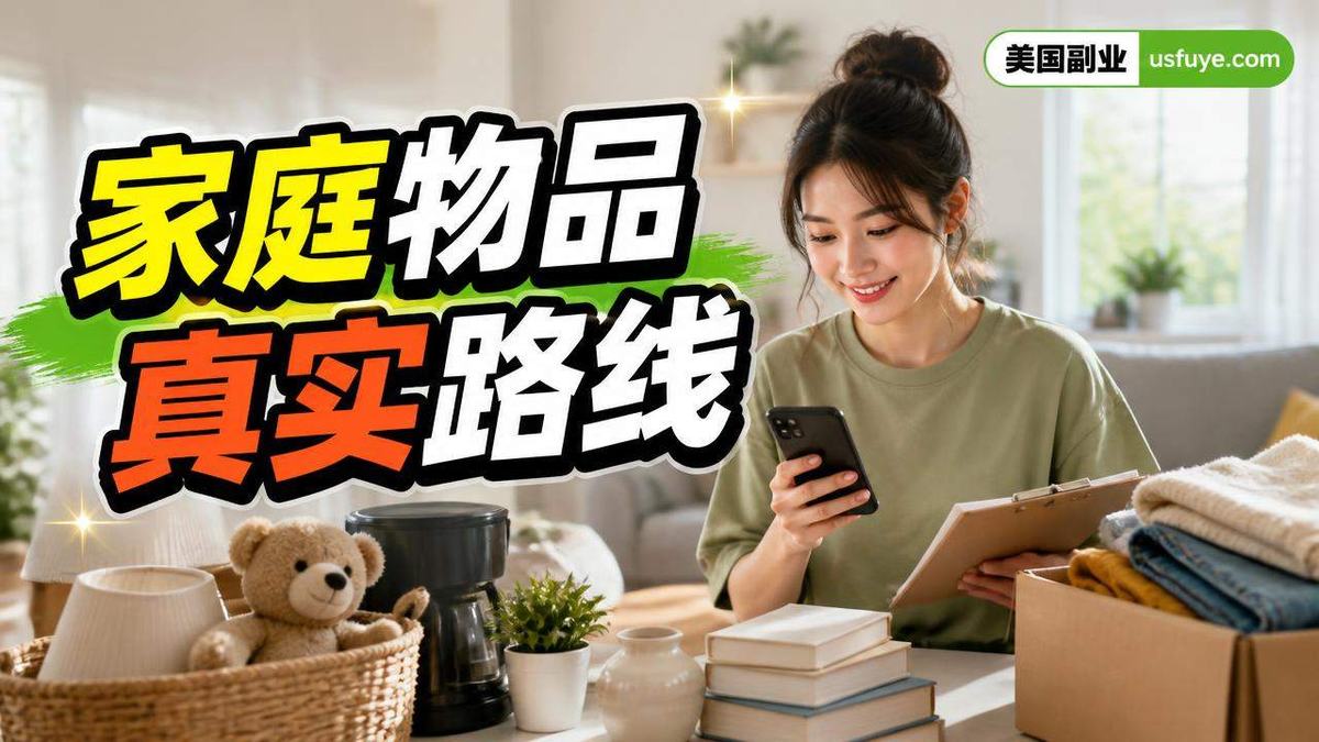 美国家庭物品清单副业怎么做:从小测试开始