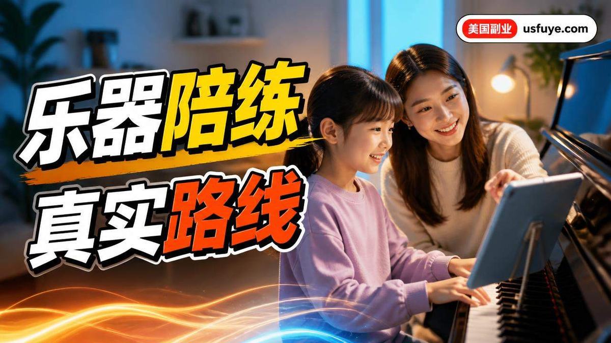 美国乐器陪练副业怎么做