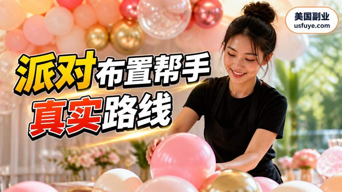 美国派对布置帮手副业怎么做:从小测试开始