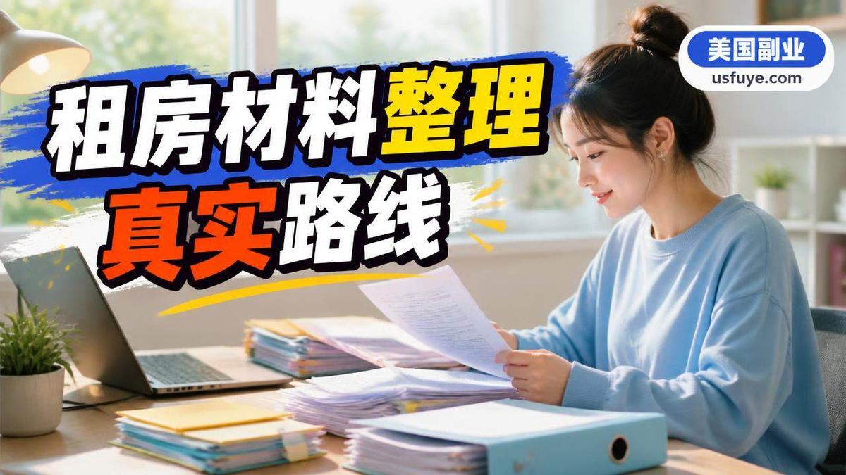 美国租房材料整理副业怎么做:从小测试开始