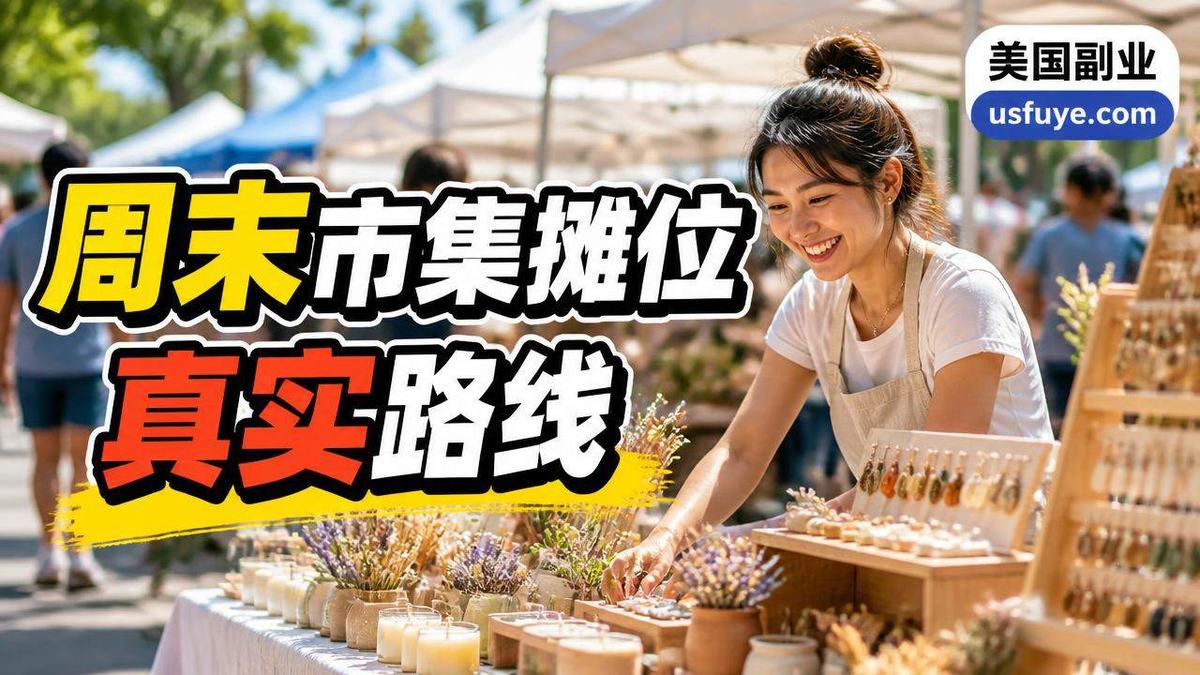 美国周末市集摊位副业怎么做:从小测试开始