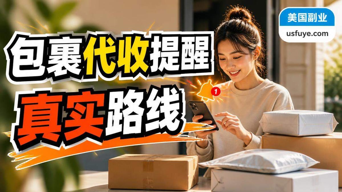 美国包裹代收提醒副业怎么做:从小测试开始