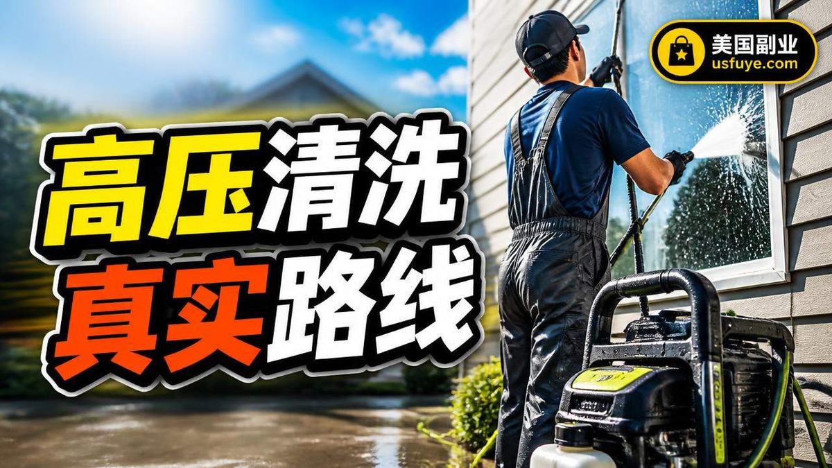 美国高压清洗副业怎么做:从小测试开始