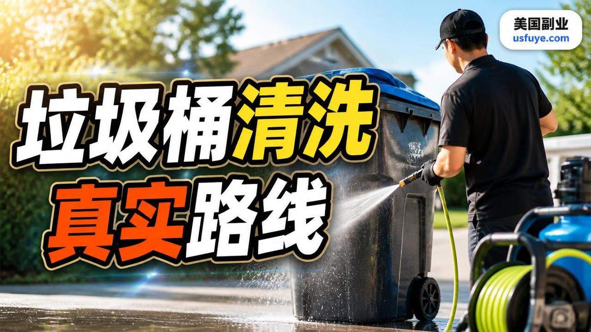 美国垃圾桶清洗副业怎么做:从小测试开始