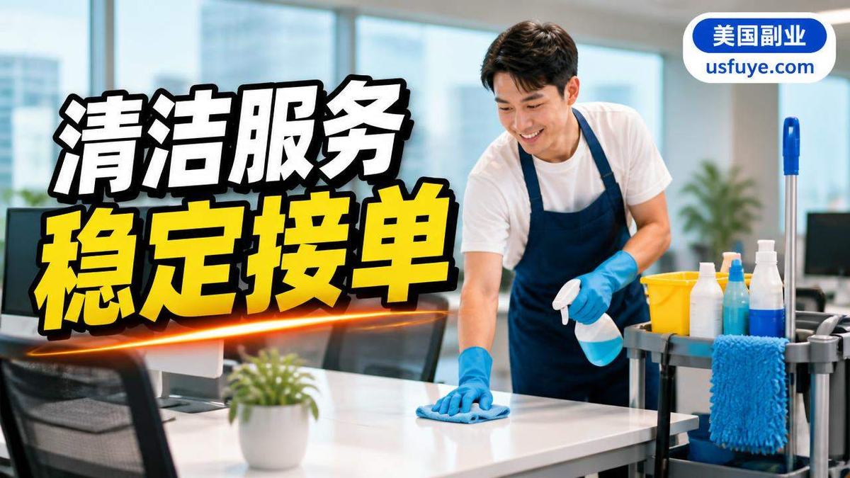 美国办公室清洁小生意怎么开始