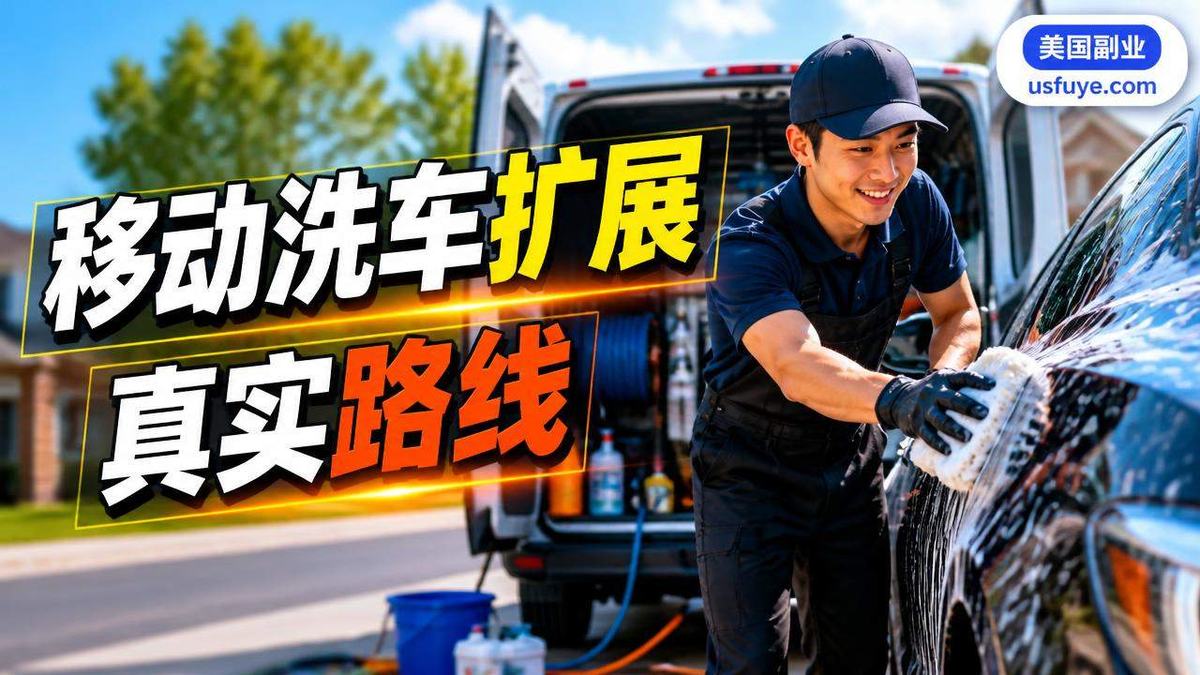 美国移动洗车扩展小生意怎么开始