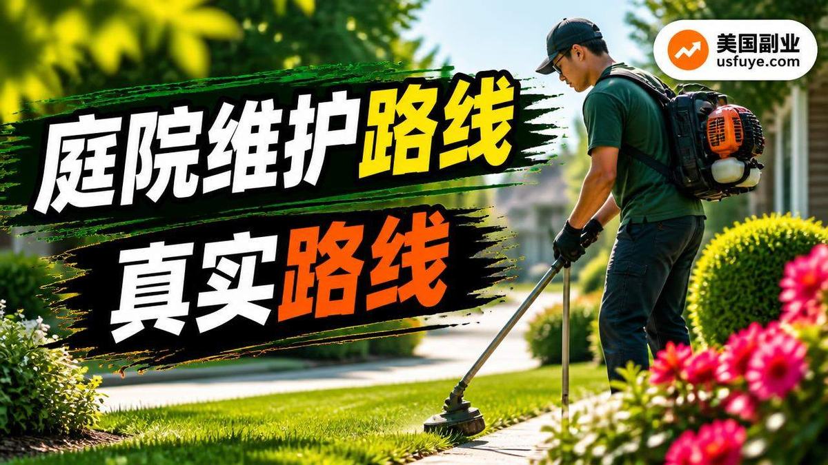 美国庭院维护路线小生意怎么开始