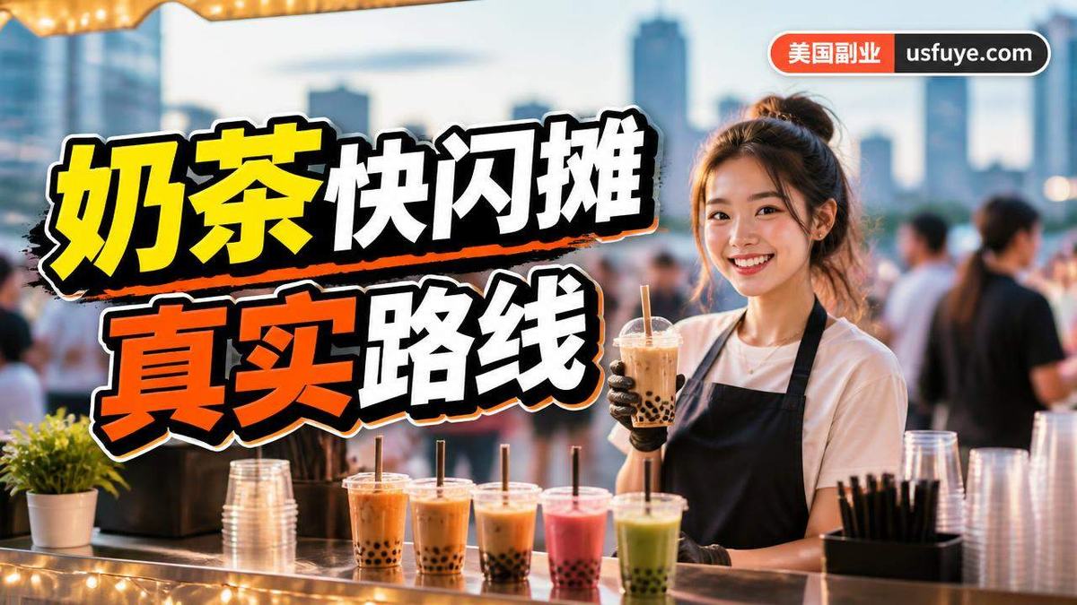 美国奶茶快闪摊小生意怎么开始