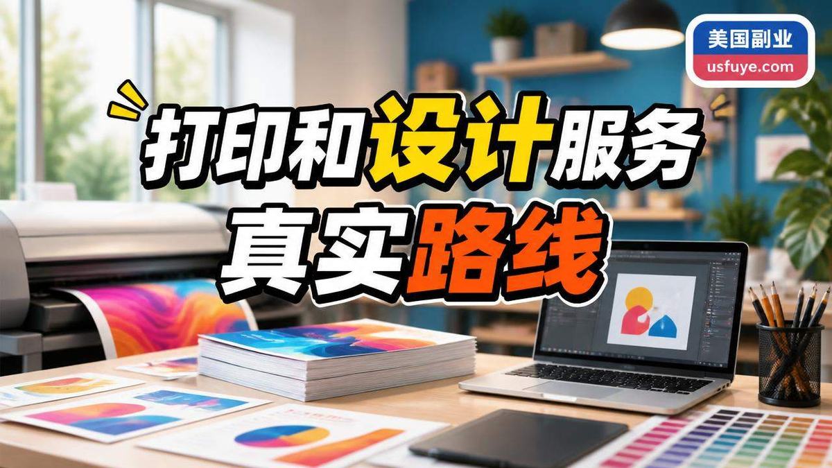 美国打印和设计服务小生意怎么开始