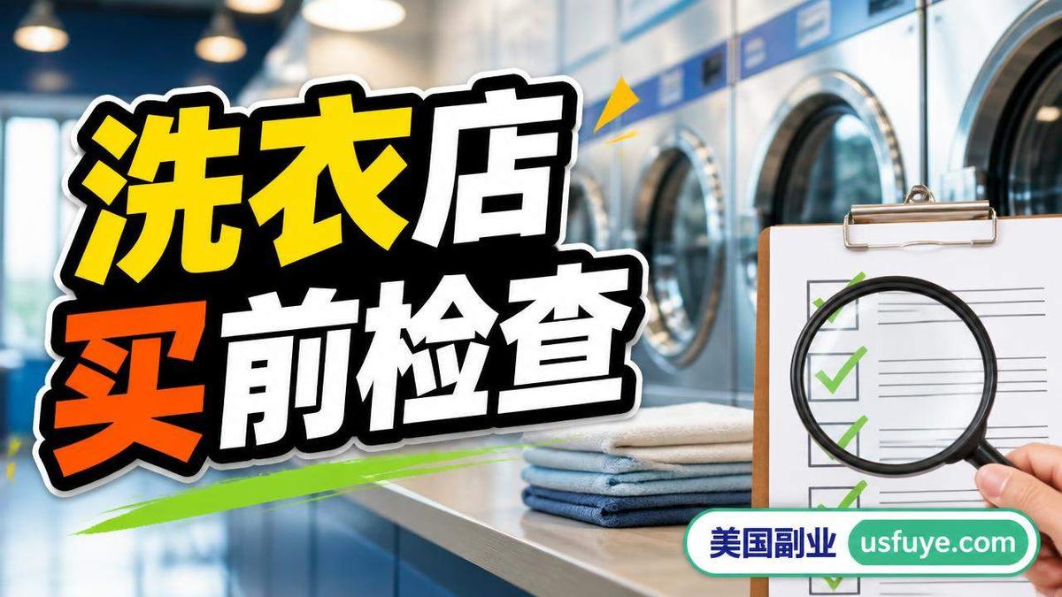 美国买洗衣店前检查小生意怎么开始