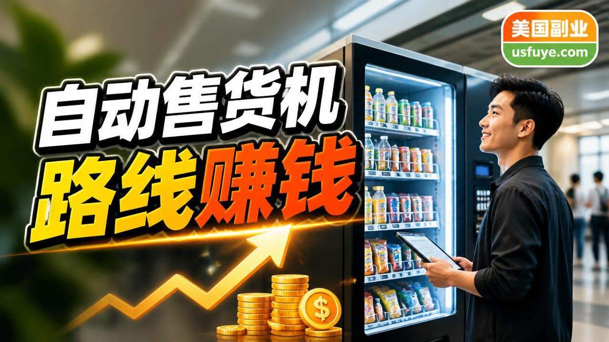美国自动售货机路线小生意怎么开始