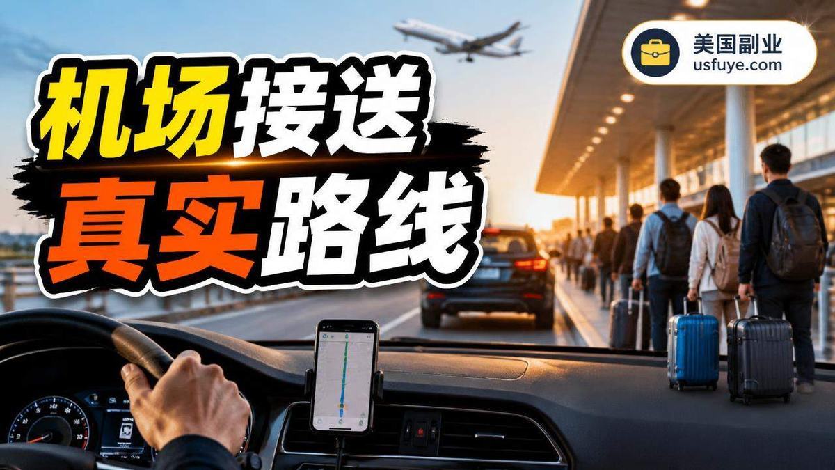 美国机场接送副业怎么做：从小测试开始