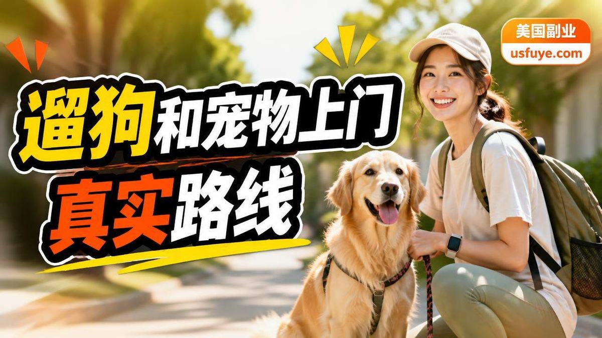 美国遛狗和宠物上门副业怎么做