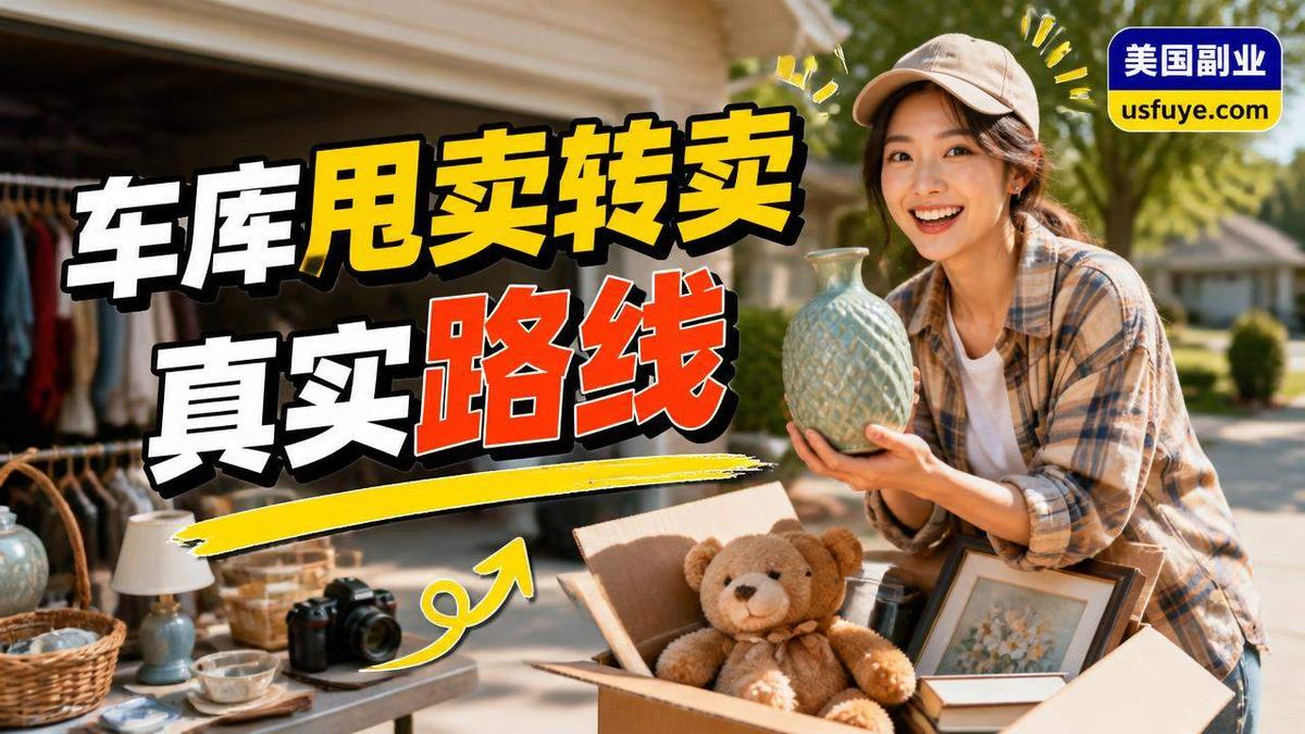 美国车库甩卖转卖副业怎么做：从小测试开始