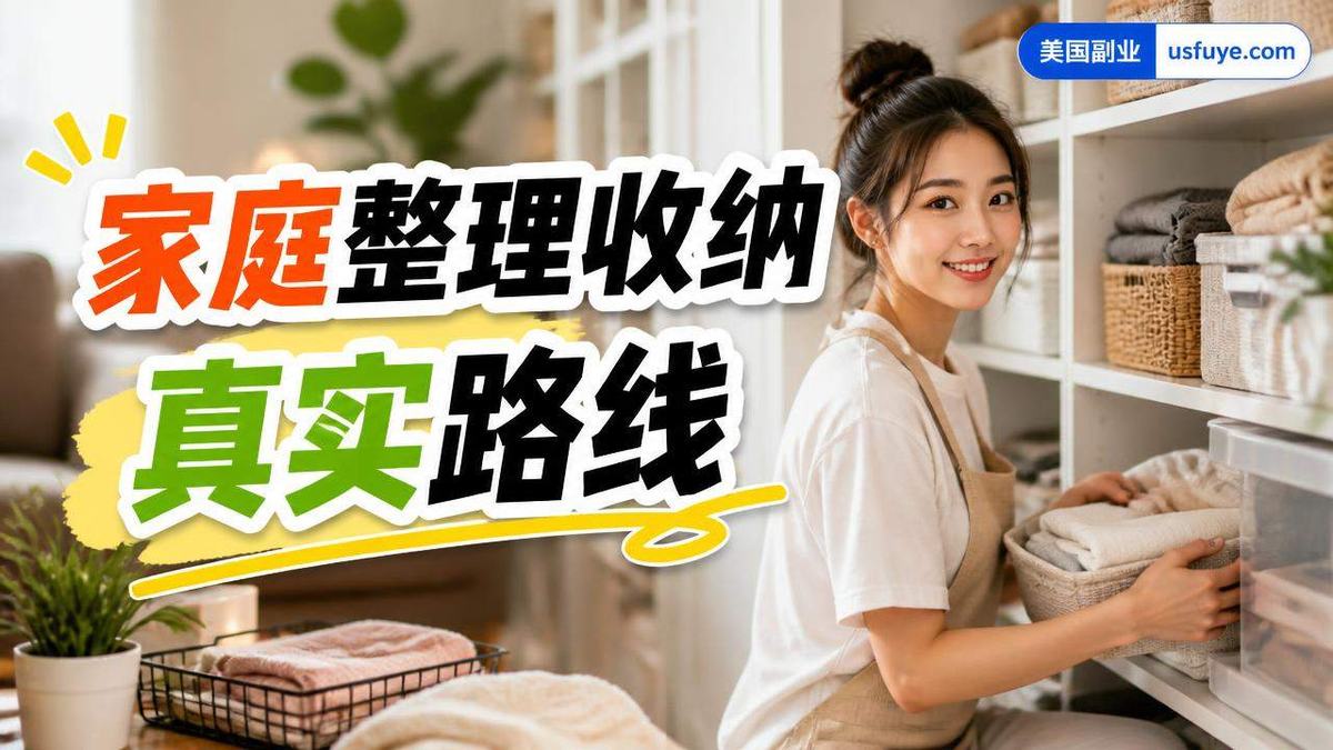 美国家庭整理收纳副业怎么做：从小测试开始