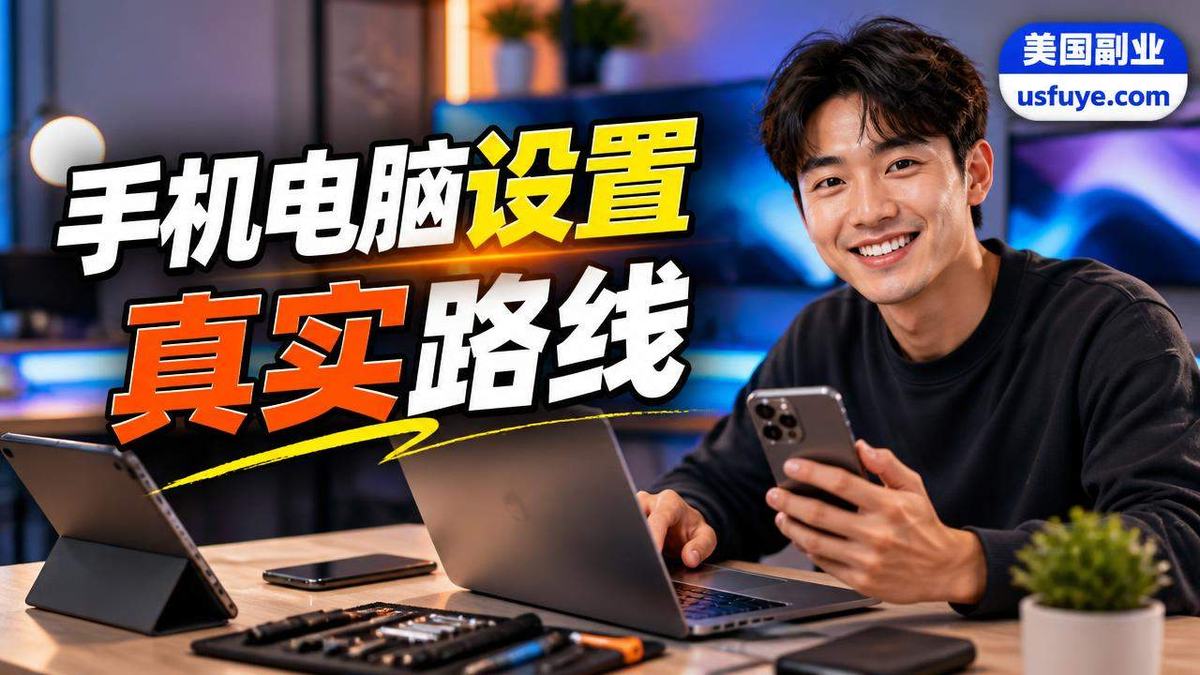 美国手机电脑设置副业怎么做:从小测试开始