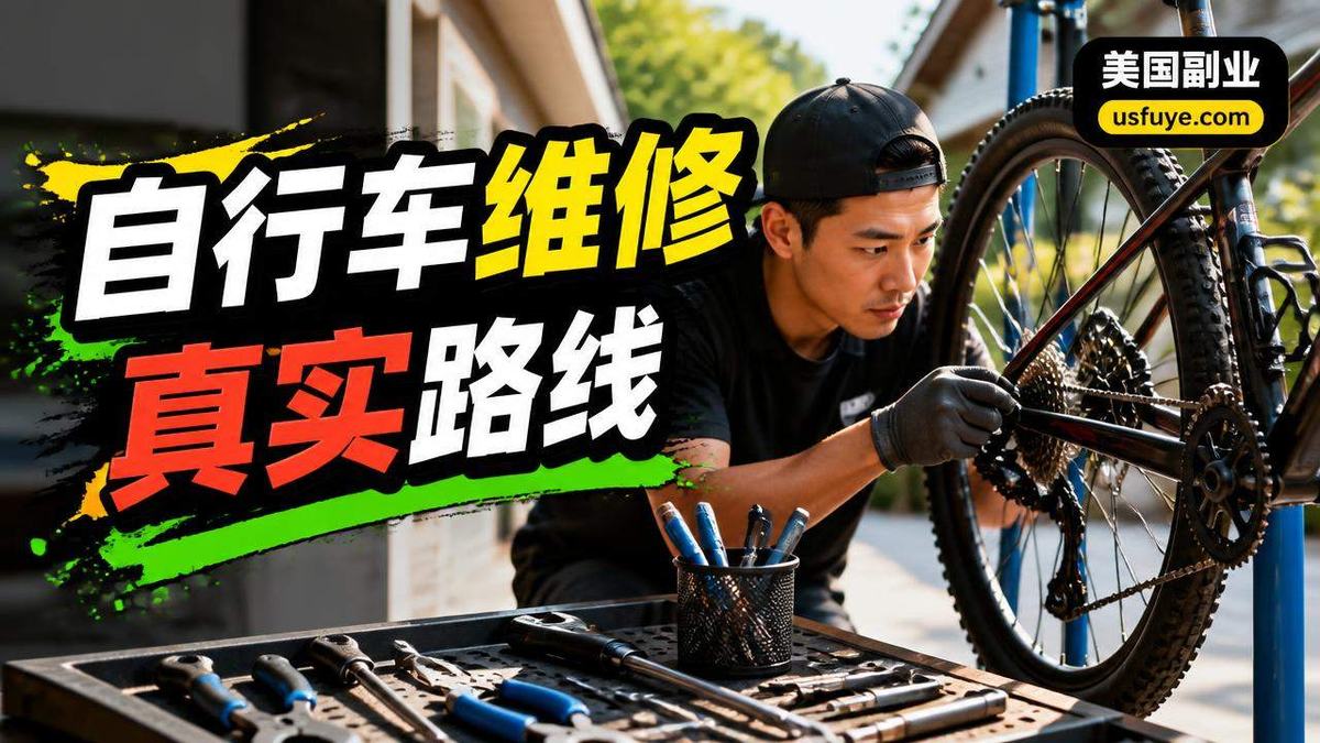 美国自行车维修副业怎么做：从小测试开始