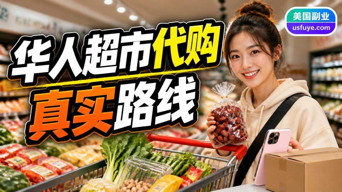 美国华人超市代购副业怎么做