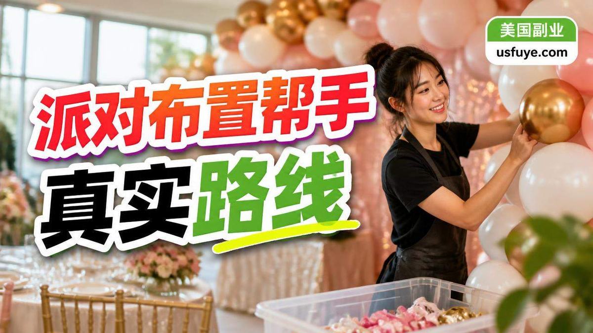美国派对布置帮手副业怎么做：从小测试开始