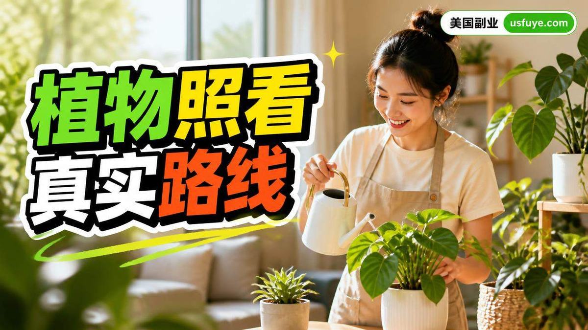 美国植物照看副业怎么做：从小测试开始